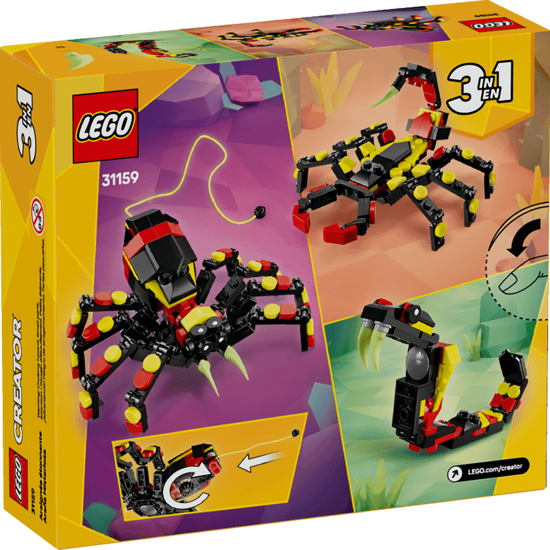 LEGO® Creator 3 en 1 Araña Sorprendente (31159) | Set de Construcción