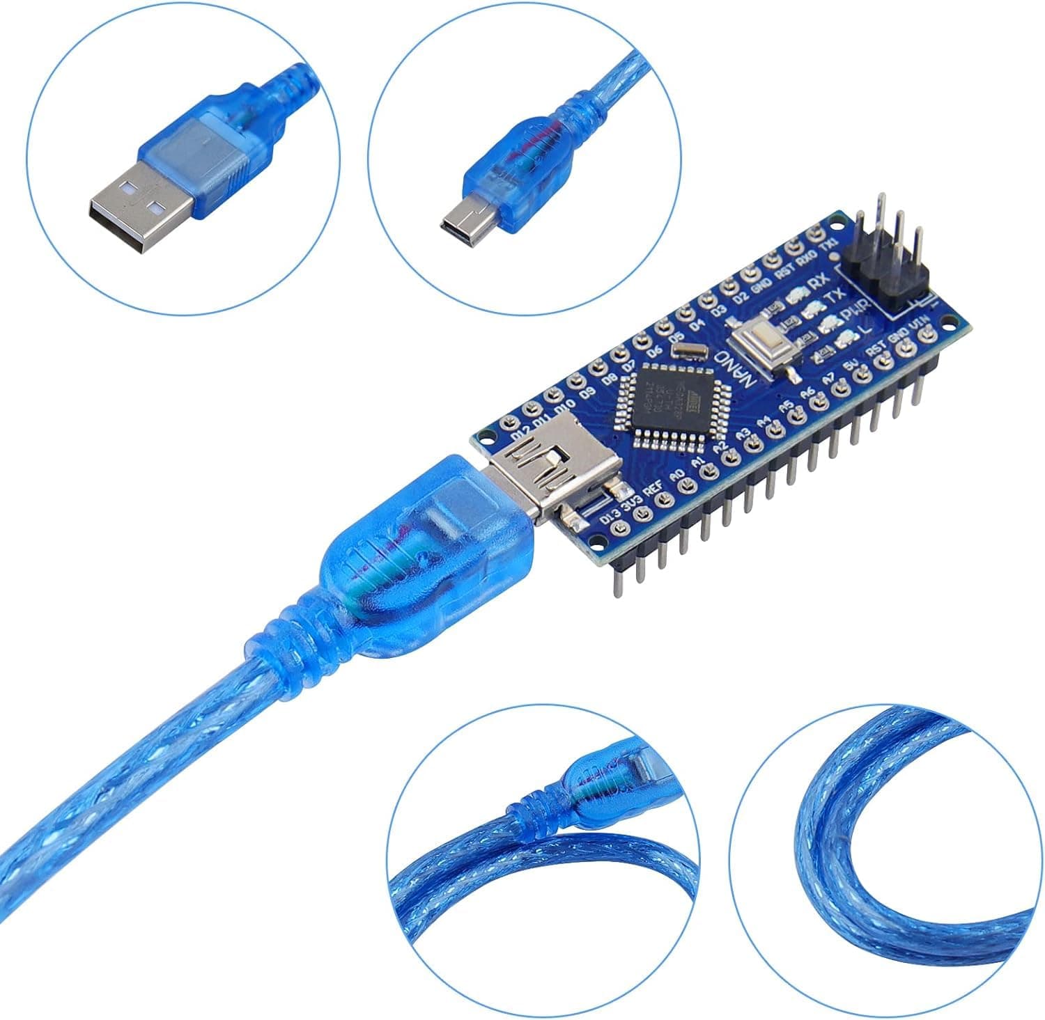 ARDUINO NANO ATMEGA 328 + CABLE USB