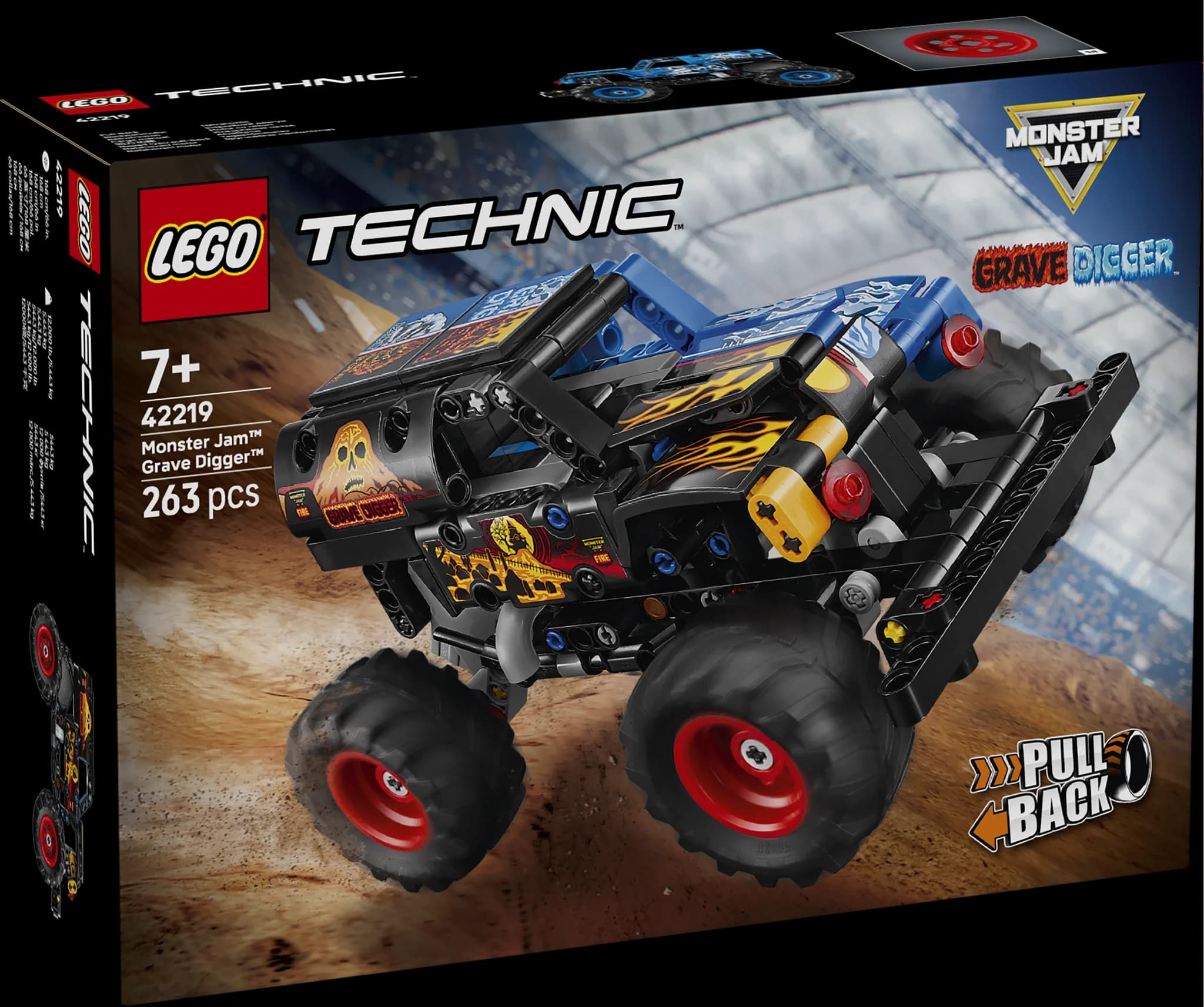 LEGO® Technic Monster Jam™ Grave Digger® Pull-Back | Monster Truck Building Set