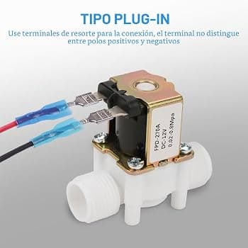 Válvula Solenoide Electromagnética 12V - 24V 1/2″ | Control de Flujo de Agua