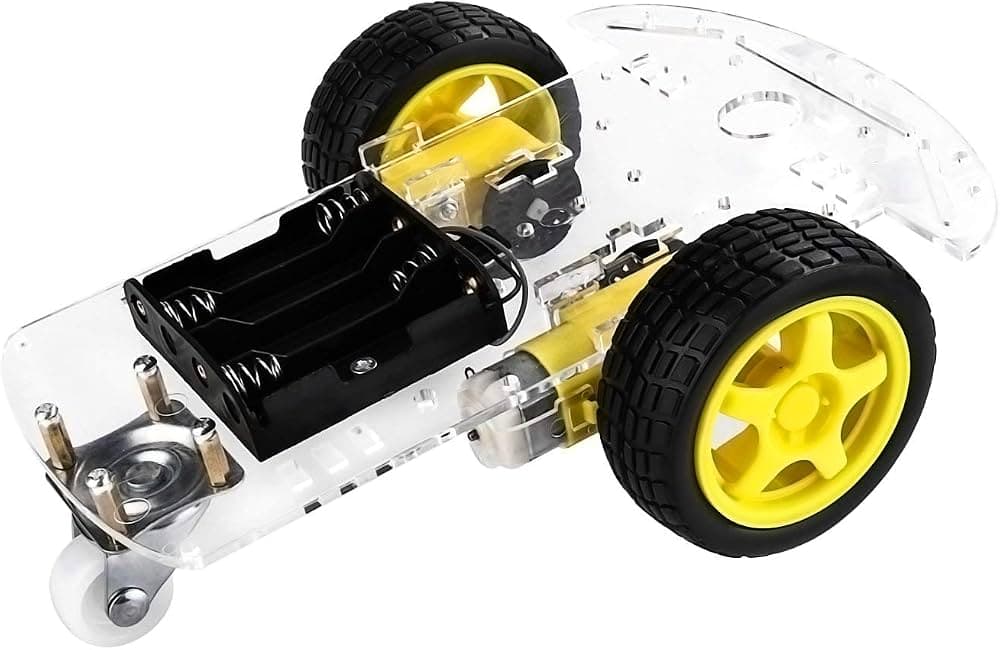 Kit Chasis Robot 2WD para Armar | Base de Robot Inteligente con 2 Ruedas