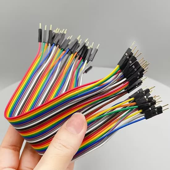 Kit 40 Cables Dupont 20 cm Hembra-Macho