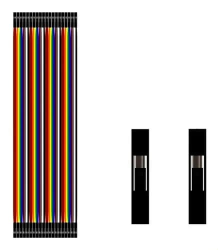 Kit 40 Cables Dupont 20 cm Hembra-Hembra | Jumpers para Arduino y Electrónica
