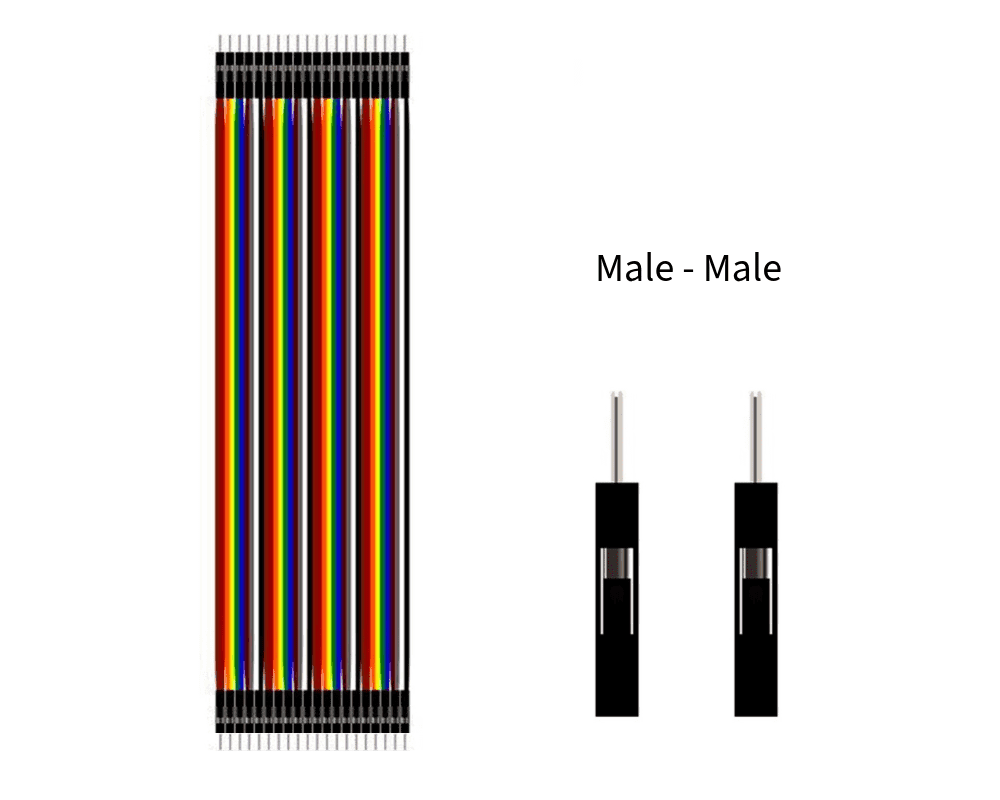 Kit 40 Cables Dupont 20 cm Macho-Macho