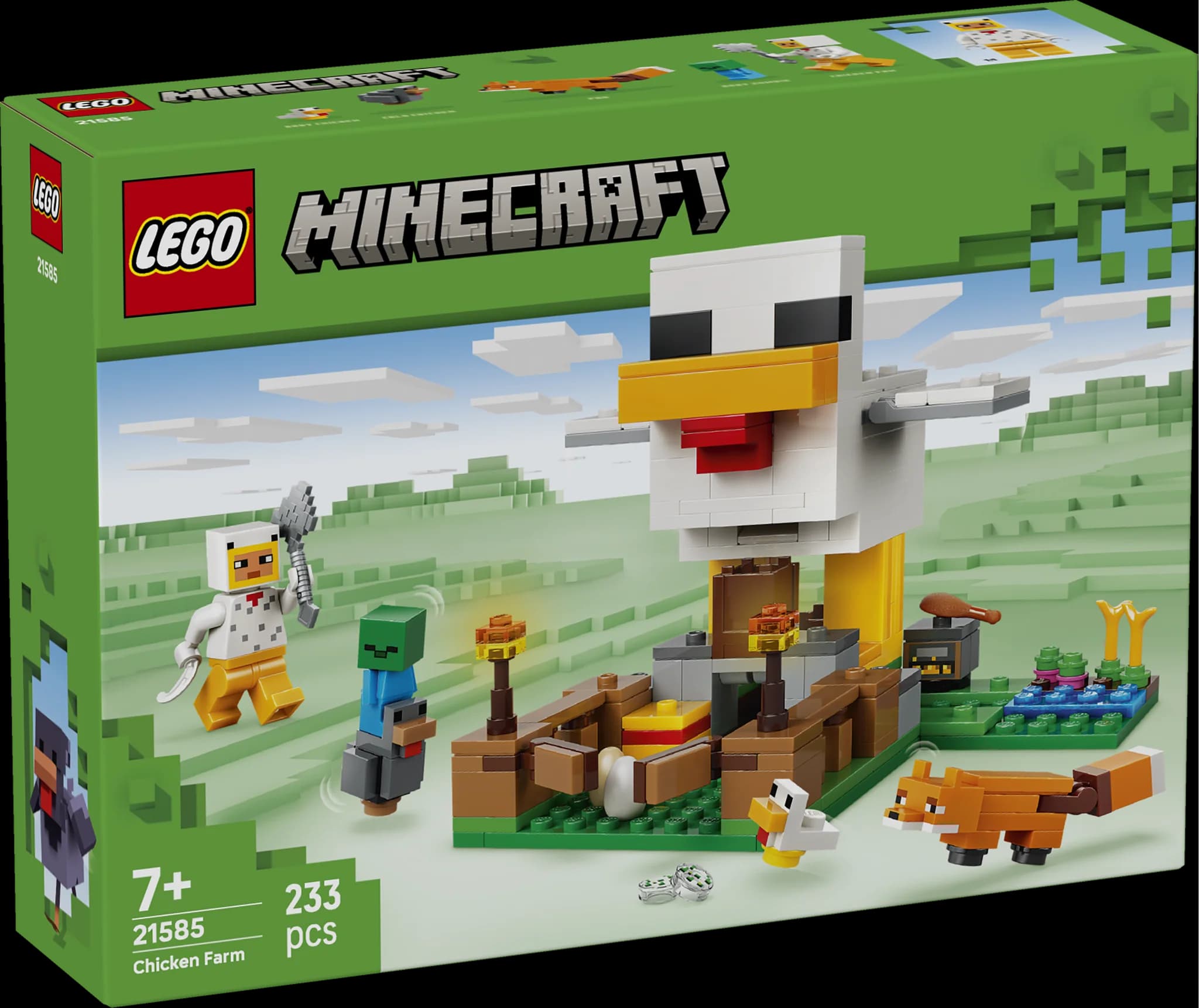 LEGO® Minecraft® Chicken Farm | Set de Construcción