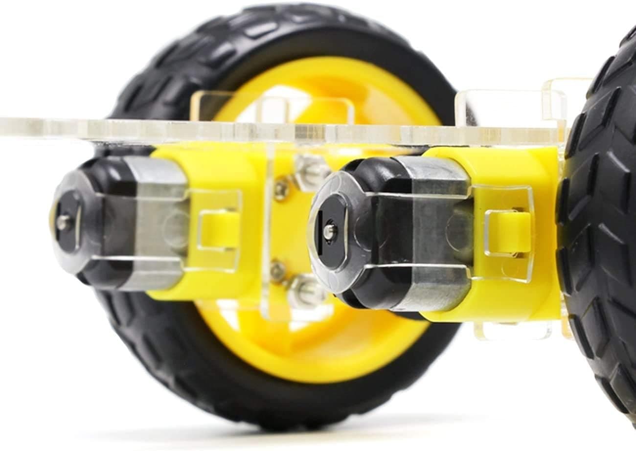 Kit Chasis Robot 2WD para Armar | 2 Ruedas Motrices + Rueda Loca