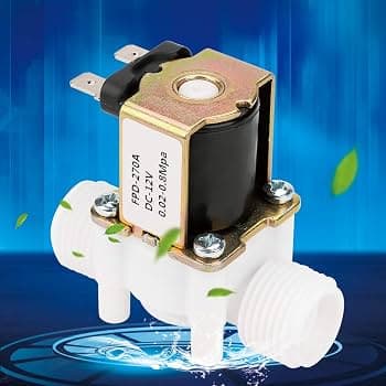 Válvula Solenoide Electromagnética 12V - 24V 1/2″ | Control de Flujo de Agua
