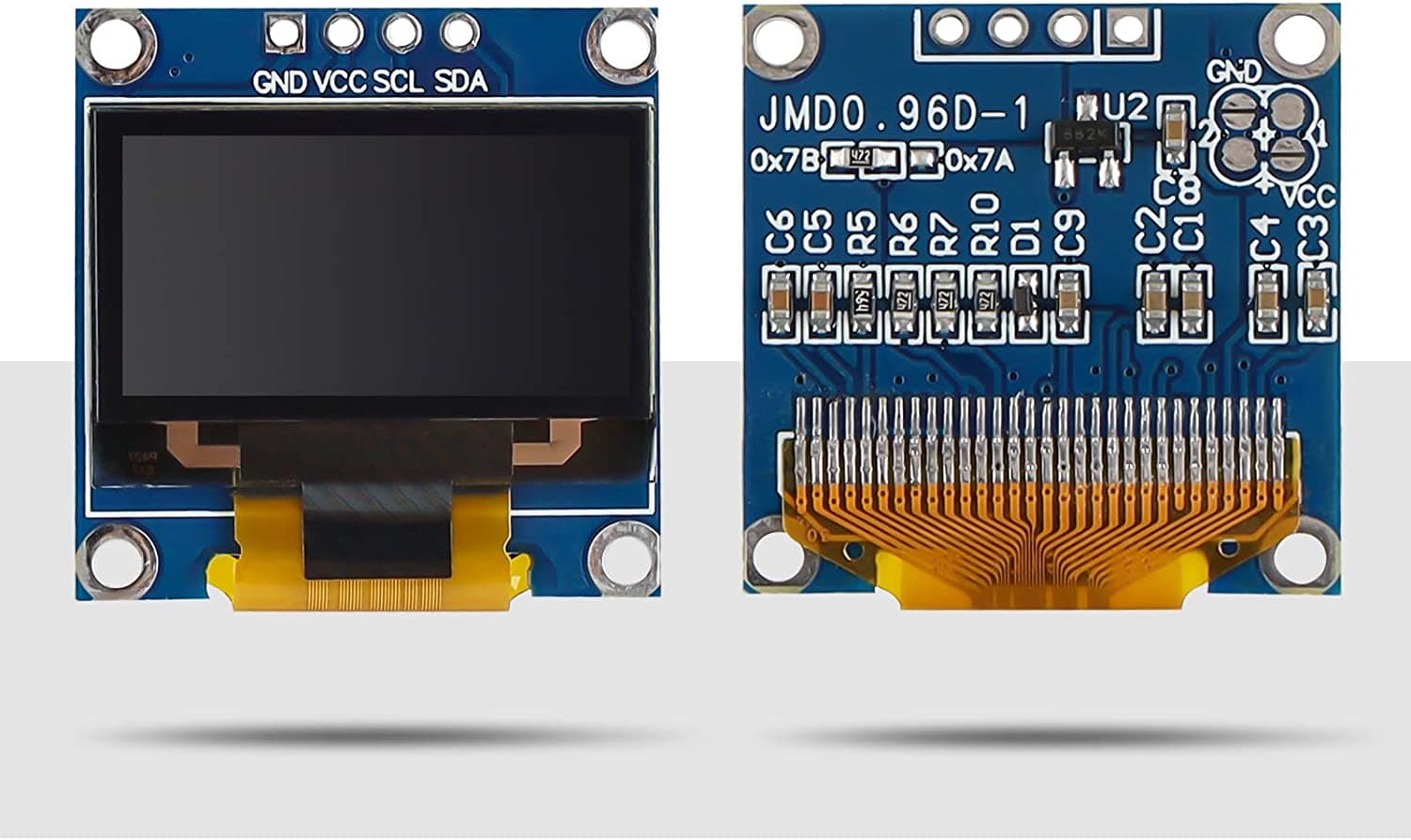 Pantalla OLED 0.96″ 128×64 I2C Azul | Display 4 Pines