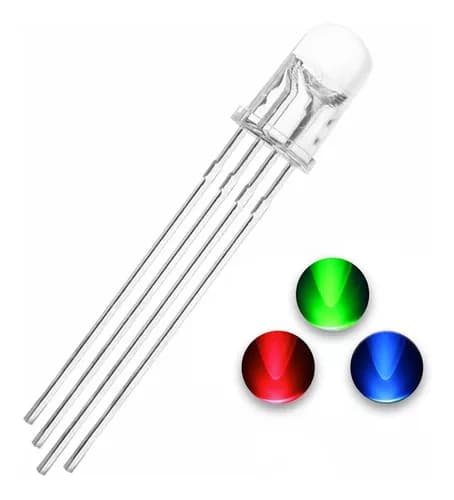 LED Direccionable PL9823 F8 RGB 8 mm
